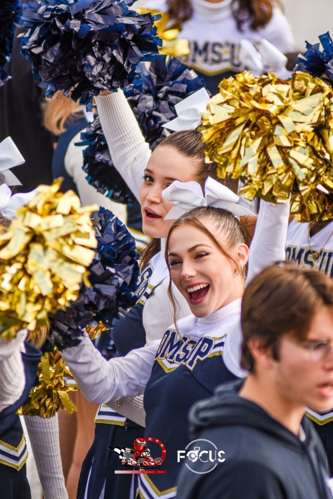 Poms up